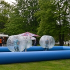 Bubble Soccer in Aktion